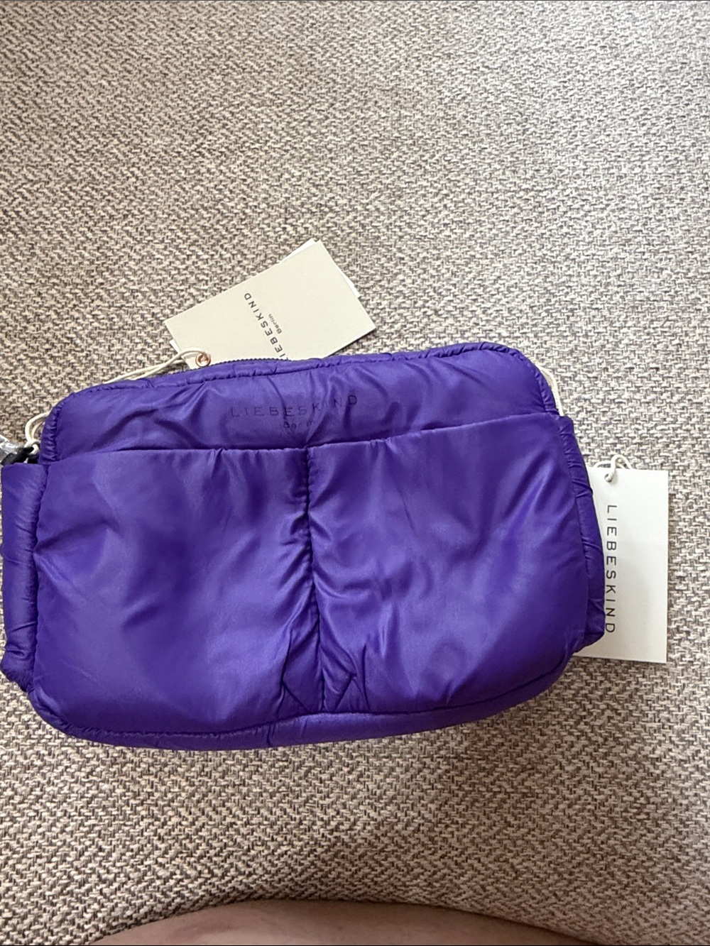 Liebeskind Vibrant Purple Quilted Bag